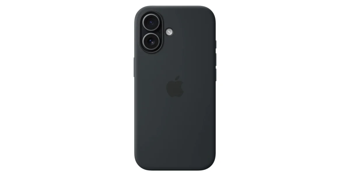Capa de silicone com MagSafe para iPhone 17