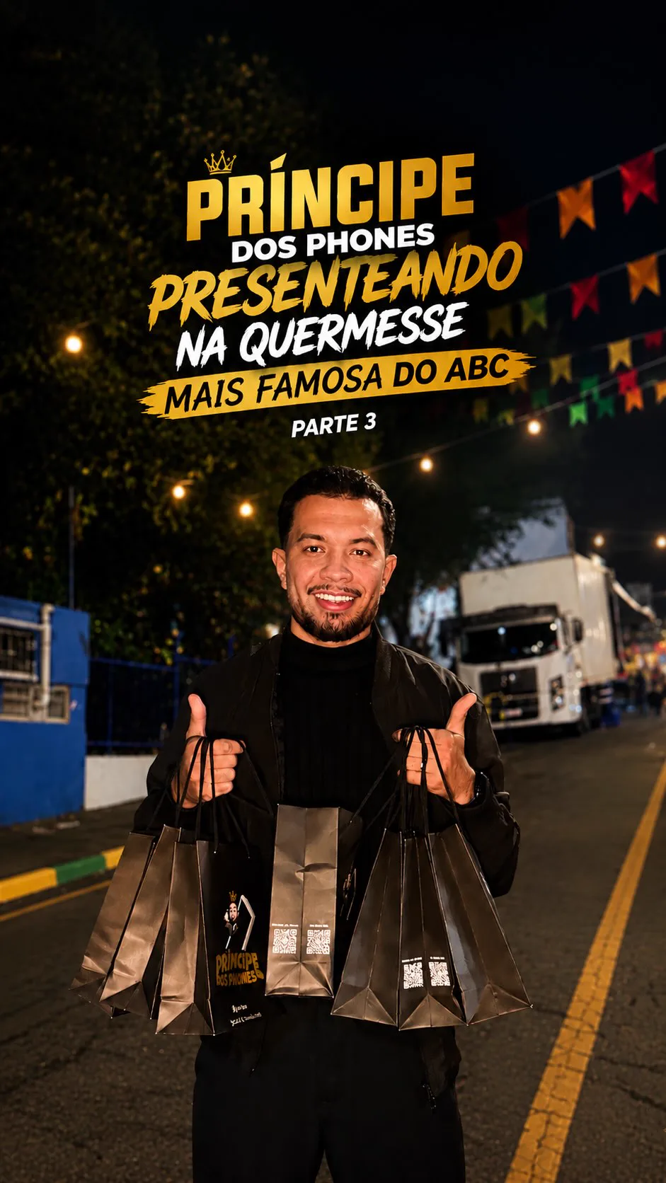 A Príncipe dos Phones na quermesse de Mauá.